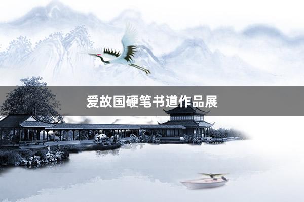 爱故国硬笔书道作品展